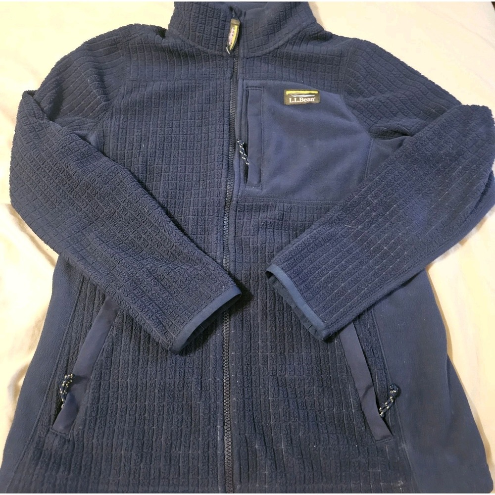 L.L. Bean Women's Mountain Classic Windproof Fleece Jacket Size Small Blue